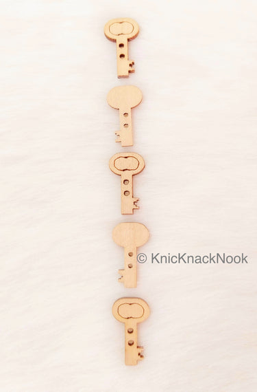 Wood Key Buttons